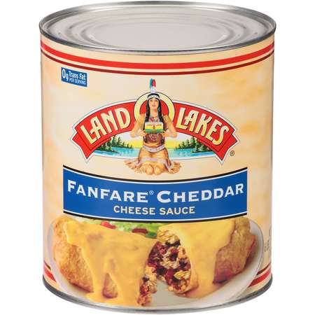 LAND O LAKES Land O Lakes Fanfare Cheddar Cheese Sauce #10 Can, PK6 39432